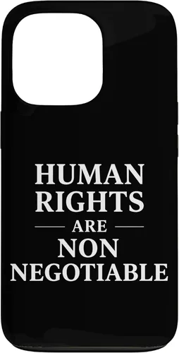 Vista 10 de Human Rights are Non Negotiable Social Justice & Equality Case for iPhone XR