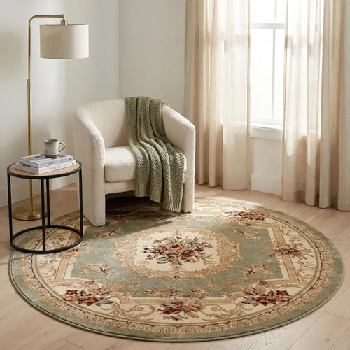 Vista 35 de Unique Loom Versailles Collection - Alfombra tradicional clásica con motivo floral, colección Versailles