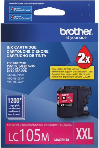 Vista 8 de Brother Impresora LC1053PKS Tinta, Cian, Magenta, Amarillo