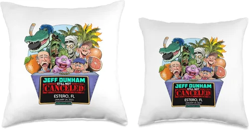 Vista 3 de JEFF DUNHAM Estero, FL (2023) - Almohada de 16 x 16 pulgadas, multicolor