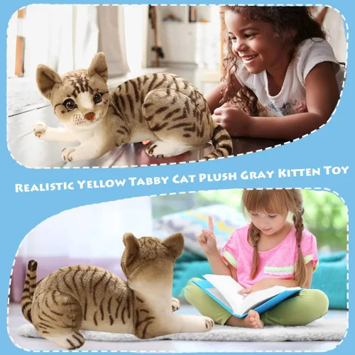 Vista 3 de ELAINREN Almohada de Peluche de Búho Marrón Super Suave, Peluche de Búho Esponjoso y Adorable, Regalo de Búho de Peluche para Niños y Adultos/40 cm