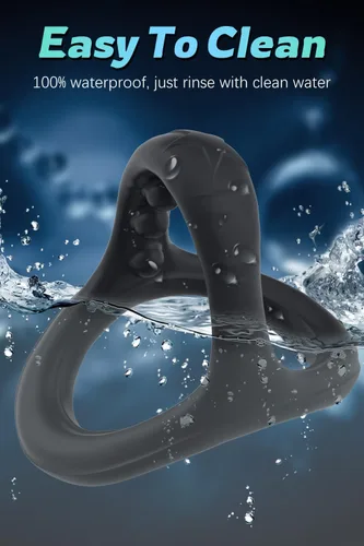Vista 5 de Juego de anillos de silicona para el pene con 10 tamaños diferentes para mejorar la erección, juguete sexual para hombres más fuertes de larga
