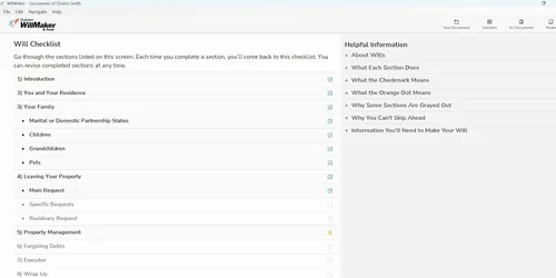 Vista 9 de Quicken WillMaker & Trust Latest Version - Estate Planning Software - Includes Will, Living Trust, Health Care Directive, Financial, Power of