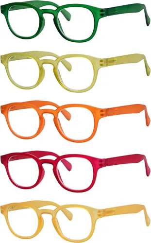 Vista 6 de Eyekepper Paquete de 5 lentes de lectura para mujer (uno para cada color, +0.00)