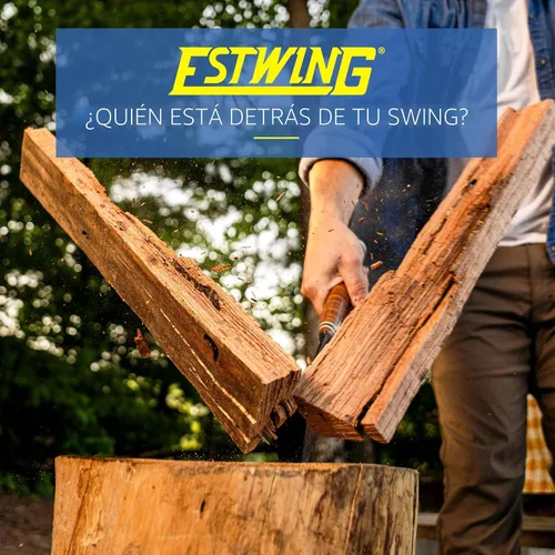 Vista 6 de Cuña Sure Split Estwing E-5 de 9 pulgadas con punta para cortar de 1-7/8 pulgadas Fabricado en Estados Unidos, el acabado puede variar