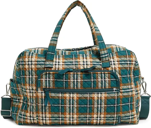 Vista 20 de Bolso de viaje Vera Bradley Signature para mujer, de algodón, para fin de semana, Escalada Ivy Green, Talla única