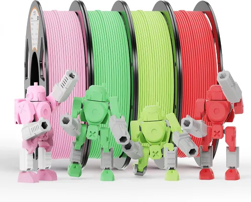 Vista 43 de YOOPAI Filamento PLA de 0.07 in, 8.82 oz PLA+ y paquete mate, 8 rollos Pla Bundle-250gx8-112040009