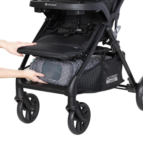 Vista 10 de Cochecito de Pasaporte® de Baby Trend, Ultra Negro