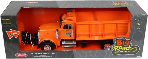 Vista 8 de ERTL 1/16 Big Farm Peterbilt Modelo 367 con quitanieves 47185