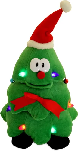 Vista 4 de Cuddle Barn Rockin Robbie El Árbol de Navidad que Canta y Baila, 12