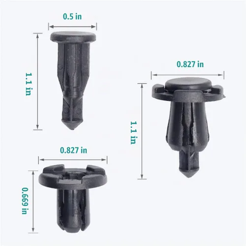Vista 3 de Lantee 20 piezas de parachoques para cubierta de motor de parachoques para Subaru 90914-0007 Ascent Baja BRZ Crosstrek Forester Impreza Legacy