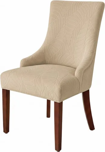 Vista 18 de Fundas para silla con respaldo alado, impermeables, elásticas Beige