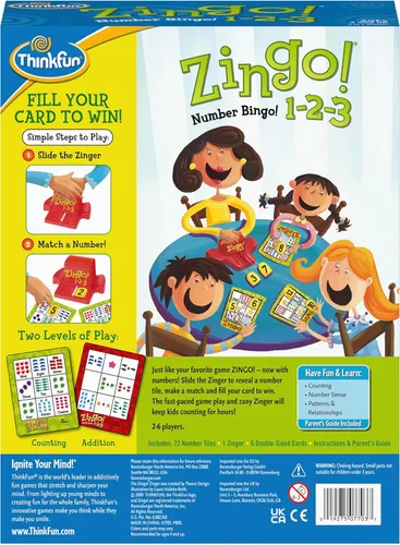 Vista 8 de ThinkFun Zingo 1-2-3