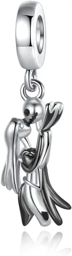 Vista 12 de Christmas Halloween Charm 925 Sterling Silver Openwork Bead for Charm Bracelets and Necklaces,Jewelry Gifts Women