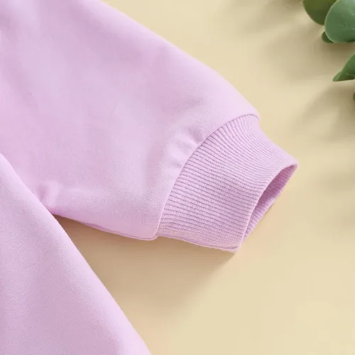 Vista 4 de Xiaodriceee Traje de Pascua para bebé, niña, niño, sudadera de manga larga, mameluco de burbujas, ropa de otoño e invierno