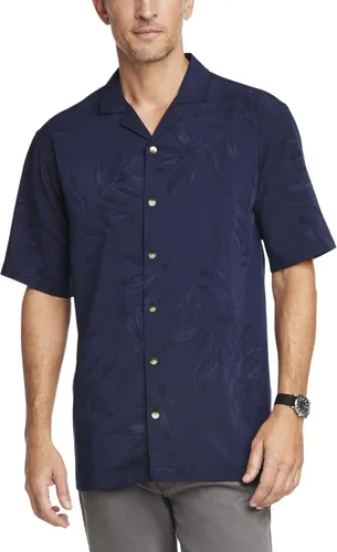 Vista 2 de Van Heusen Air Tropical - Camisa de manga corta con botones para hombre