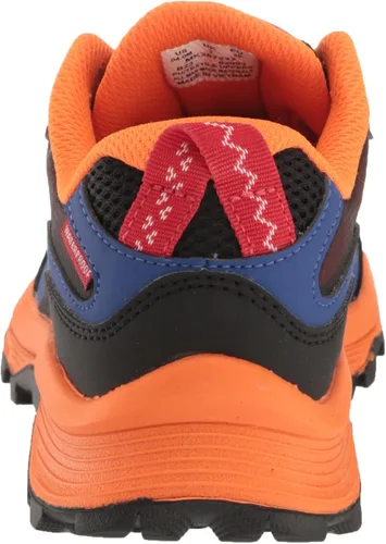 Vista 3 de Merrell Moab Speed Low impermeable para niño (bebéniño pequeñoniño grande), azulnegronaranja