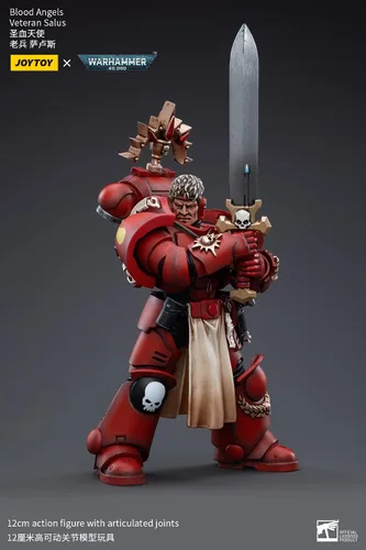 Vista 5 de JOYTOY 1/18 Warhammer 40,000 Ángeles de Sangre Salus Veterano