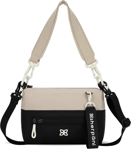 Vista 111 de Sherpani Skye - Bolso cruzado pequeño, de nailon, ligero, para mujer, con protección RFID
