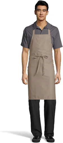 Vista 13 de Uncommon Threads Delantal con peto de restaurante clásico unisex para uniforme de trabajo