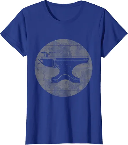 Vista 7 de Vintage herrería forja retro regalo para la camiseta del herrero Negro