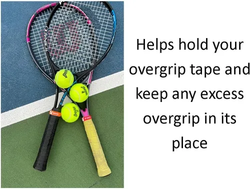 Vista 4 de Bandas de agarre de silicona personalizadas: pickleball, tenis, pádel, tenis de playa, paletas, raquetas, bates de béisbol, palos de hockey