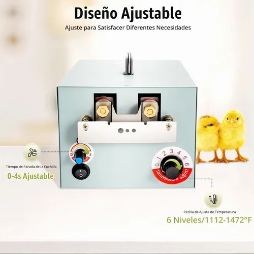 Vista 2 de Pollo automático Debeaking Machine, equipo eléctrico del corte del pollo Debeaker de la máquina 110V Debeaking