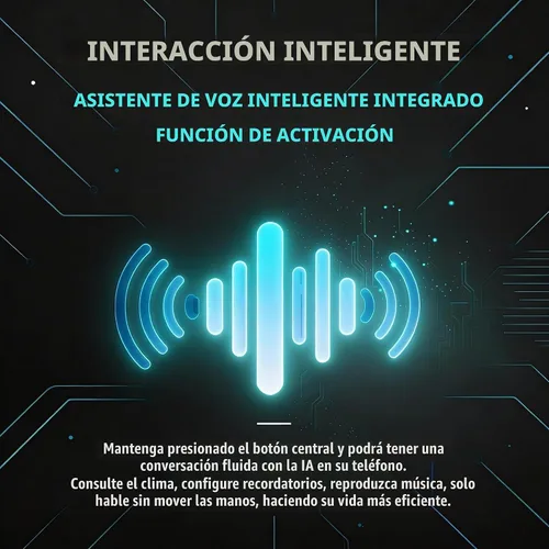 Vista 5 de Gafas inteligentes Bluetooth para hombre y mujer