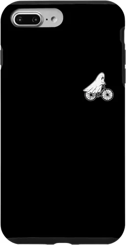 Vista 12 de iPhone 11 Pro Ghost Riding Bicicleta, disfraz de Halloween Ghoul Biker Ciclista caso