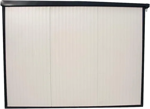 Vista 3 de Duramax Kit de cobertizo de almacenamiento (13 x 10 pies) para edificio aislado con parte superior plana para jardín, patio trasero, uso al aire