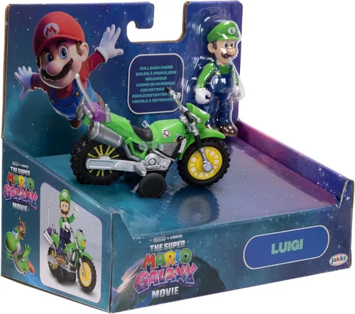 Vista 7 de THE SUPER MARIO BROS. MOVIE Figura 2 y vehículo