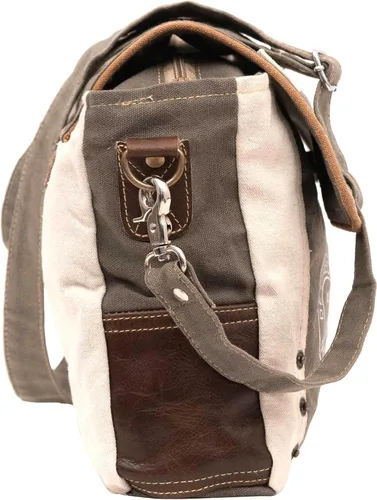 Vista 6 de Shy Shy Leather Star Shoulder Bag, Adjustable Handle, Canvas Crossbody Bag