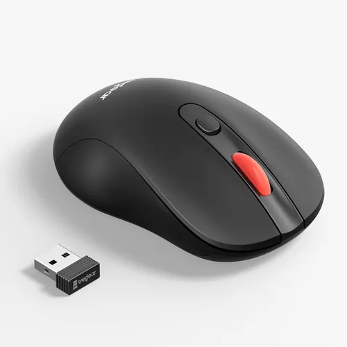 Vista 8 de wegear Mouse inalámbrico USB para computadora portátil, Mac, mouse inalámbrico de 2.4 GHz con 6 botones, 5 niveles ajustables 4000 DPI, mouse óptico