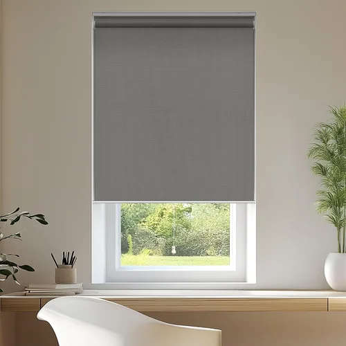 Vista 7 de CHICOLOGY Persianas enrollables, persianas sin cordón, cortinas para ventanas del hogar, persianas enrollables para ventanas, tratamientos