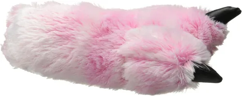 Vista 6 de Wishpets- Pantuflas rellenas con diseño de animal- pantuflas de peluche suave para niños y adultos, S, Rosado