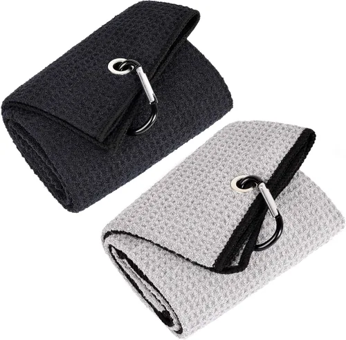 Vista 31 de Mile High Life Toalla de golf premium de tejido de gofre, 16 x 24 pulgadas, extra absorbente y de secado rápido, microfibra ultrasuave, clip