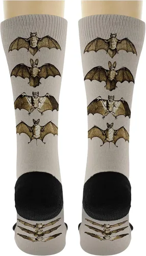 Vista 5 de Vintage Retro Anatomical Bats Novelty Crew Socks
