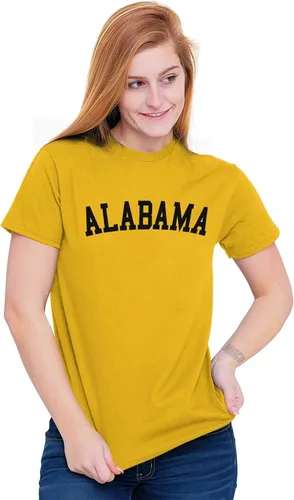 Vista 22 de Alabama Athletic Student Vacation Souvenir Graphic T Shirt hombres o mujeres