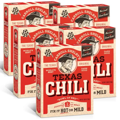 Vista 13 de Carroll Shelby's Original Texas Chili Kit de 3.65 onzas (paquete de 1)