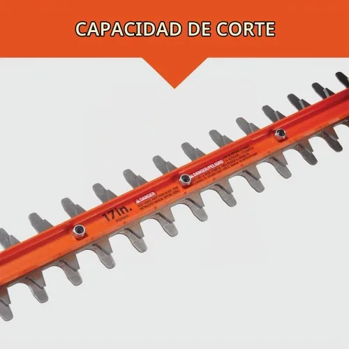 Vista 4 de BLACK+DECKER Cortasetos eléctrico, 17 pulgadas (BEHT150)