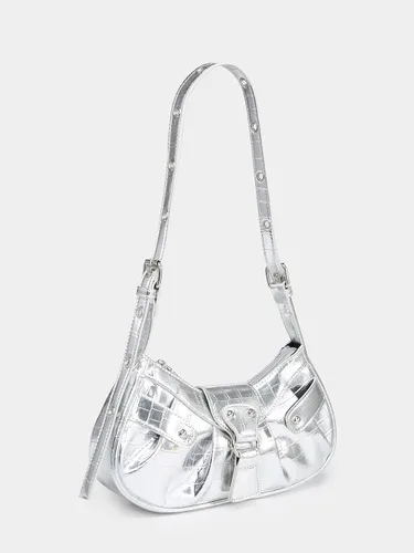 Vista 2 de Verdusa Bolso de mano plisado para mujer, bolso de mano de piel sintética