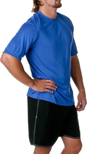 Vista 3 de Camisa de manga corta para hombre, tamaño A4, M