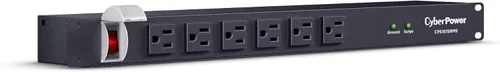 Vista 10 de Montaje del rack PDU Cyberpower Cps-1220 Rms, conector múltiple, 12 salida 20 A, 2400 VA, 1800 julios 15 A Negro