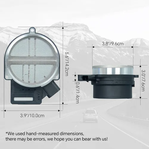 Vista 8 de Sensor de flujo de aire masivo MAF compatible con Chevrolet Silverado Suburban Escalade Tahoe Yukon 99-07 /Cadillac Rainier Deville Eldorado 00-05