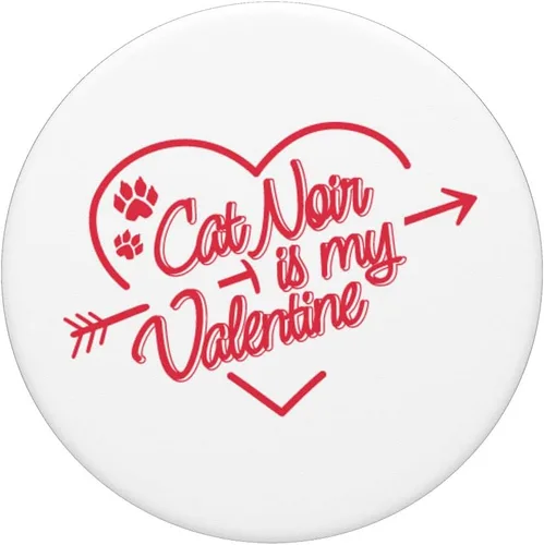 Vista 3 de Miraculous Ladybug San Valentín Cat Noir is her Valentine PopSockets Swappable PopGrip