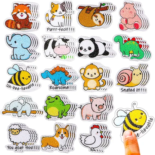 Vista 10 de 36 PCS Calcomanías Sensoriales Calm Strips, 2 Texturas Artículos de Alivio de Ansiedad Calcomanías de Salud Mental Regalos de Alivio de Estrés