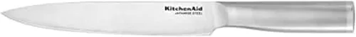 Vista 7 de KitchenAid Cuchillo de pelar gourmet de acero inoxidable forjado con cubierta de hoja de ajuste personalizado, 3.5 pulgadas, cuchillo de cocina