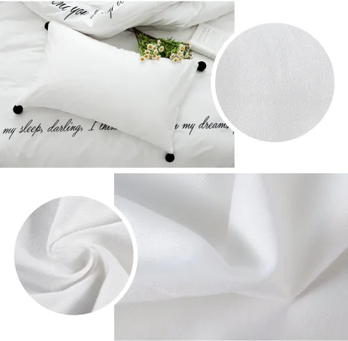 Vista 3 de Paquete de 4 protectores de almohada con cremallera, fundas de almohada de 400 hilos de alta calidad, 100% algodón egipcio, color blanco
