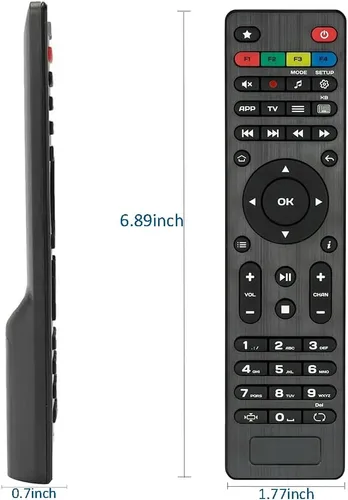 Vista 3 de Reemplazo de control remoto compatible con caja de la serie MAG Mag250 Mag254 Mag255 Mag256 Mag275 Mag322 Mag349 Mag410 Mag520, etc. MAG IPTV