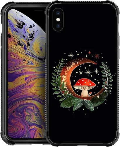 Vista 82 de Funda compatible con iPhone 8 Plus, diseño de oso de bosque otoñal, a prueba de golpes, antiarañazos, carcasa trasera de policarbonato duro